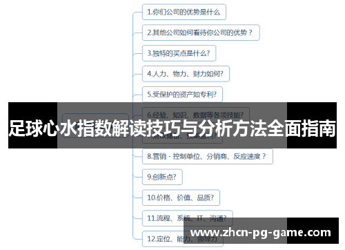 足球心水指数解读技巧与分析方法全面指南